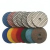 Roxx Tools 4" Dry Diamond Polishing Pads for Granite Marble