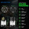 EPLESFTON 4 Set 20A 125V Extension Cord Ends Replacement, Lighted
