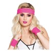 NEON Headband and Wristbands Sweatbands Set (Purple)