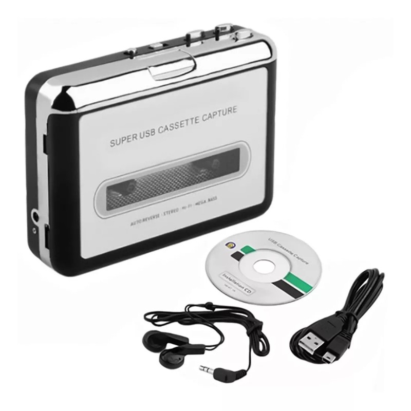 Ezcap Reproductor Y Convertidor De Cassette A Mp3 Audio Digital