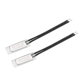 sourcing map Pack of 2 thermal switches N.C KSD9700 thermostat 90°C normally closed temperature controller 10A metal bimetal