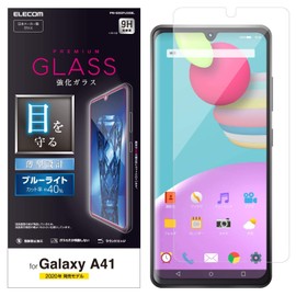 Elecom PM-G202FLGGBL Galaxy A41 Film 0.33mm Blue Light High Gloss [Impressive Transparency Without Damaging Image Quality]