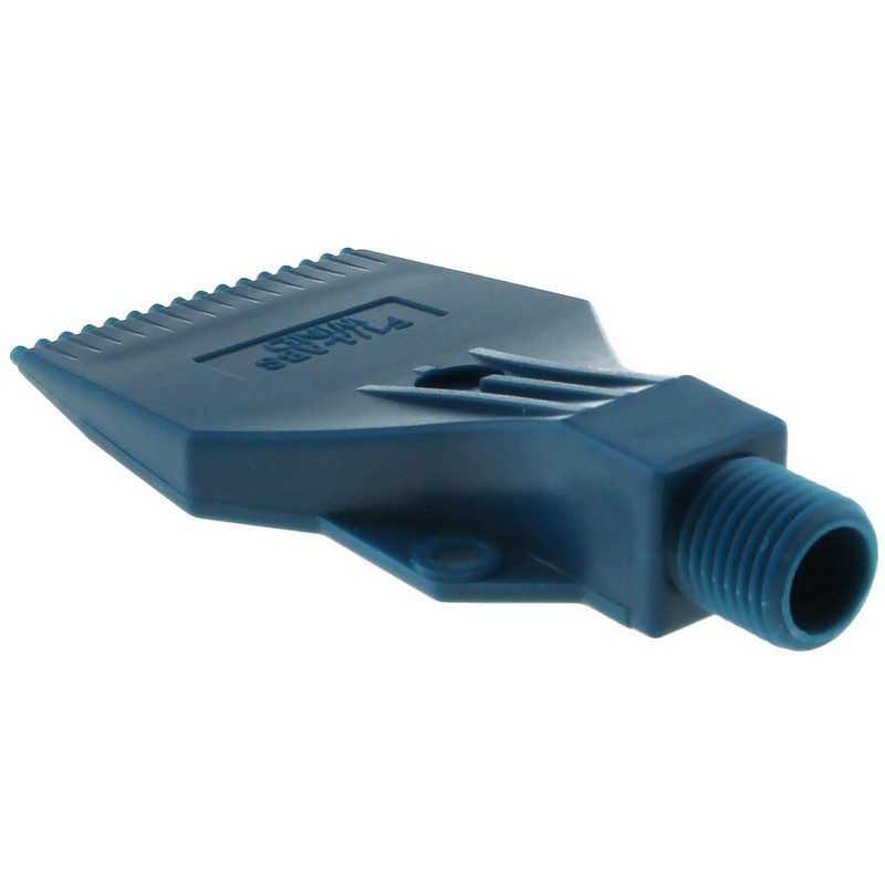 E-Outstanding Wind Jet Nozzle Blue 1/4'' BSPT Male 3Holes ABS