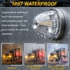 4PCS Dual Color Watermelon Lights, 30 Ultra-Bright LEDs with Steady