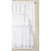 Lorraine Home Fashions Candlewick Tier Curtain Pair, 60 by 24-Inch,