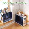 KBOX811 Knife Holder Organizer Stainless Steel Rack This multifunctional kitchen