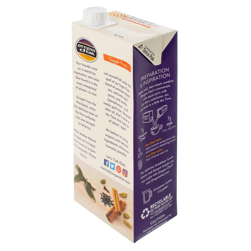 TableTop King 32 oz. Sugar Free Original Chai Tea Latte