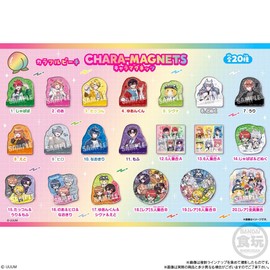 Bandai Colorful Peach Cara Magnetizs, 14 Pieces, Box
