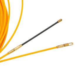 RUNCCI-YUN Cable retraction aid 20 m with guide spring eyelet nylon retractable wire cable