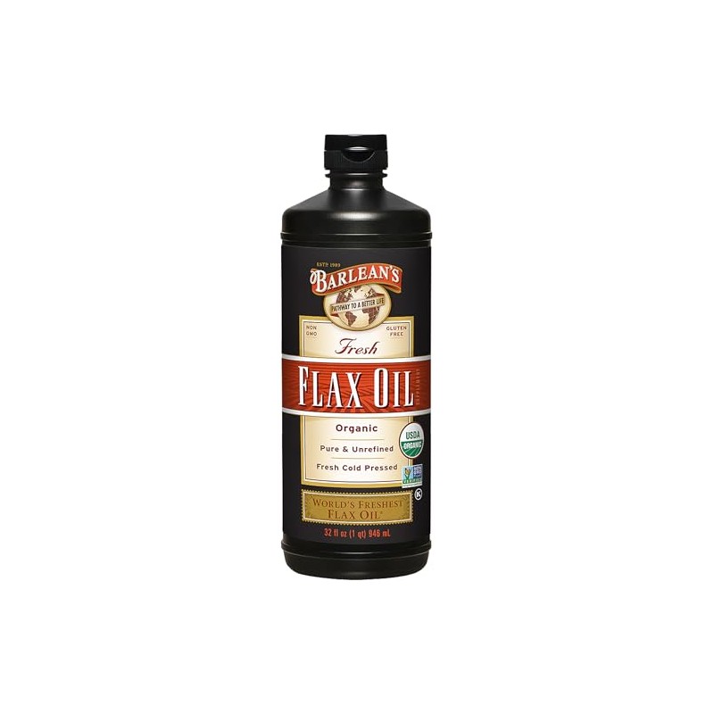 Barlean’s Fresh Organic Flax Oil, 32-oz