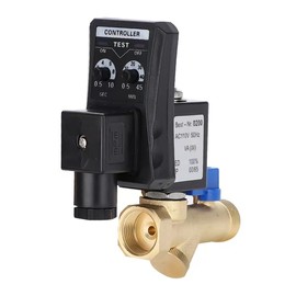 Automatic Drain Valve, G1/2 DN15 Integrated Automatic Electronic Timed Drain Valve for Air Compressor Condensate Management (AC230V)
