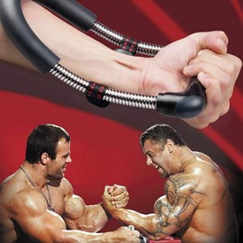 Entrenador de Fuerza para Antebrazo, Ejercitador de Fuerza de Muñeca de Acero con Resorte, Herramienta de Entrenamiento de Muñeca, Equipo de Fitness, Cubierta de Esponja