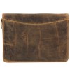 Greenburry Vintage Leather Writing Case Orgam Folder Antique Brown