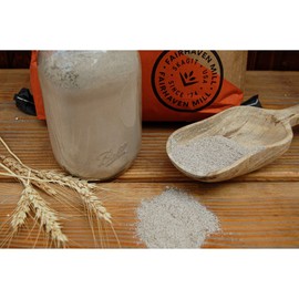 Fairhaven Mill Whole Grain Buckwheat Flour - Ancient Grain Superfood - Nutty Flavor for Pancakes, Muffins - Naturally Gluten-Free - 5 lbs Bag - 8508