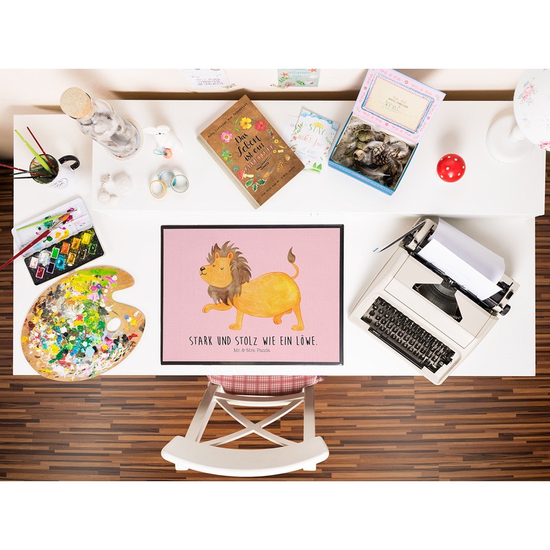 Mr. & Mrs. Panda Office Desk Mat Star Sign Lion
