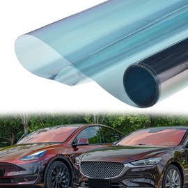 XhuangTech Chameleon Red Window Tint for Car 20In x 10Ft 80% VLT Ceeamic Front Windshield Tint UV Blocking Heat Insulation Window Tint for Car Side Rear Window Red