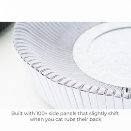 KATRIS Nest Cat Scratcher Lounge Bed (Pearl White Assembled Bundle)