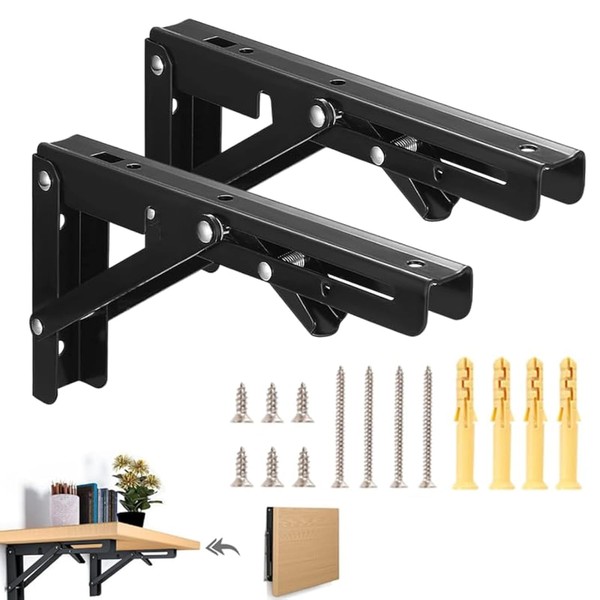 Pack of 2 30 cm Folding Angle Folding Hinge with