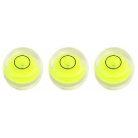 Three 12mm X 7mm Circular Bubble Spirit Level /Tripod NEW