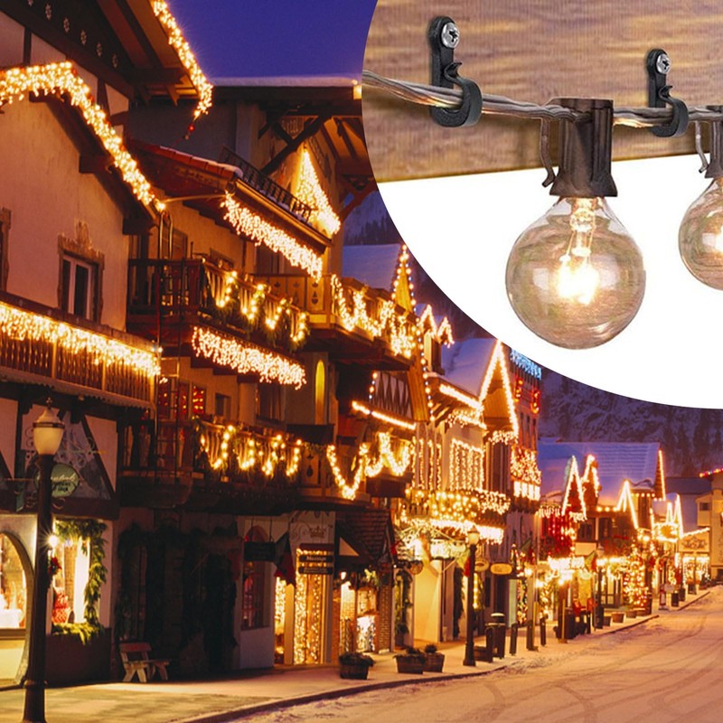 Q-Hanger Screw Hooks, Fairy Lights Hooks with Screw, Christmas Lights
