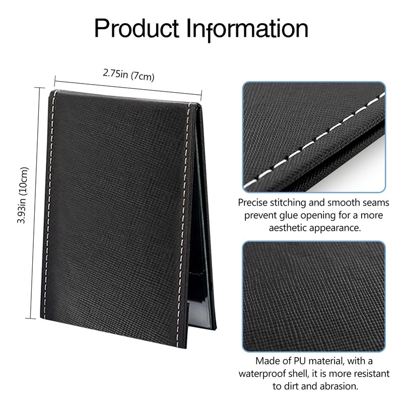 Portable Folding Travel Mirror, Adjustable Ultrathin Rectangular Mirror for Camping,
