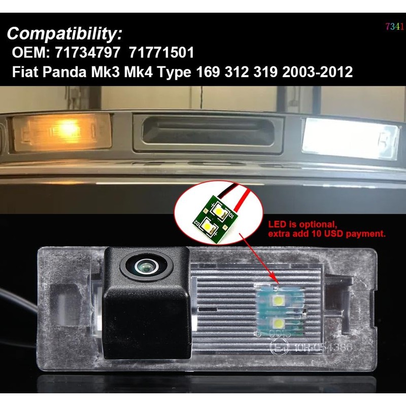 Car Reversing Camera Parking Aid Colour Camera Reversing System Replacement