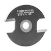 ENT Slotting Cutter TC Shank (C) 6,35 mm, Diameter (A)