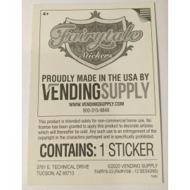 Vending Supply Fairytale Sticker Decal Cute Retro Kawaii Fairy Fae