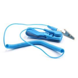 Tiardey Anti-Static Wristband Wrist Strap Band ESD Discharge - With Ground Wire and Alligator Clips - Ground Yourself to Prevent Static Electricity Build Up