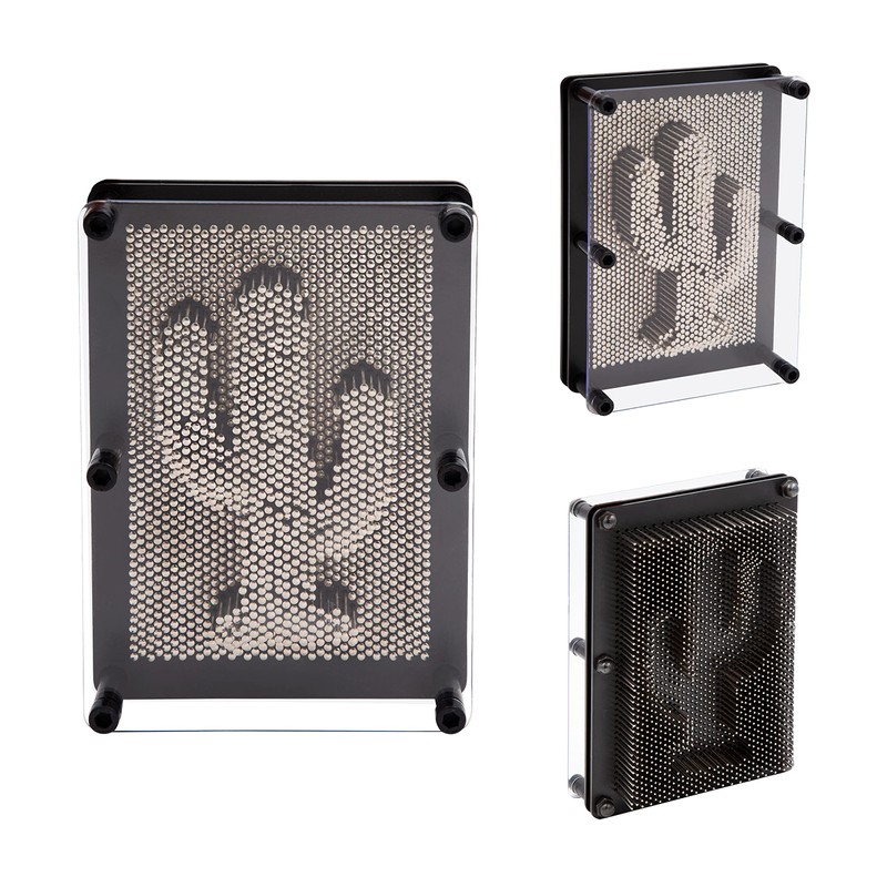 Global Gizmos 50350 Metal Pin Art Impression Toy / Ideal