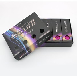 ACCUFLI Max Soft Golf Balls (Matte Purple 12PK)