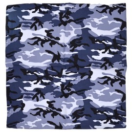 Kiran Fashion Bandana Headband Scarf headscarf Unisex Men Woman Paisley Pattern Cotton Bandana Head Neck Wrist Handwrap (Black Paisley)