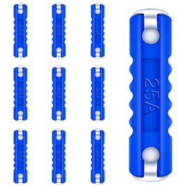Pack of 10 25 A Torpedo Fuses, Bolatus Car Fuse, Melting Fuses for European Vehicles