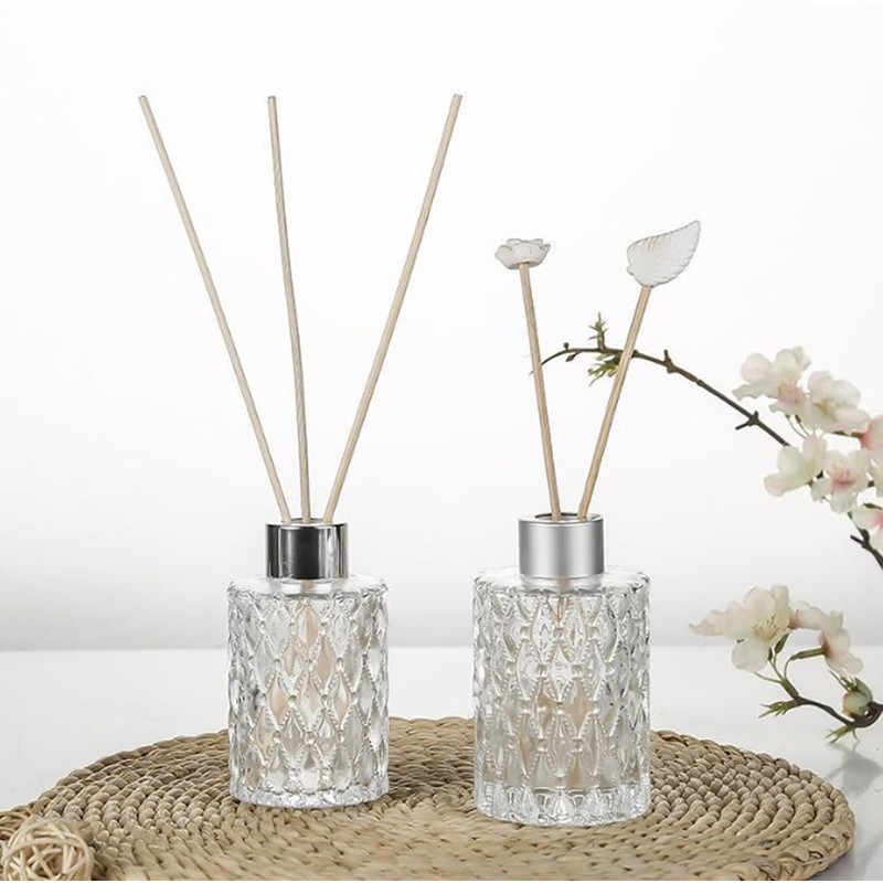 150 ml Glas-Diffusor-Flaschen, leer, transparent, Diffusor-Gläser, Aromatherapie-Behälter, Duftzubehör, Verwendung für