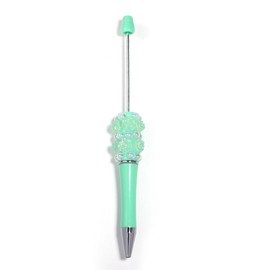 【P206】5pcs Beadable Pens pearl flower shape:_SL304005