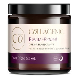 Crema Facial Antiarrugas Con Retinol Y Colágeno Hidrolizado