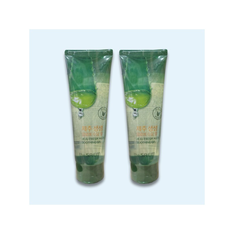 The Saem Jeju Fresh Aloe Soothing Gel Tube 250ml x