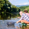 Fishing Net Soft Silicone Fish Landing Net Aluminium Alloy Pole