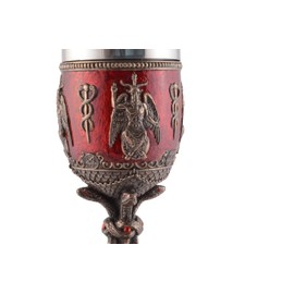 VOGLER Joh. Vogler GmbH Baphomet Chalice with Snake Handle Bronzed and Coloured by Veronese