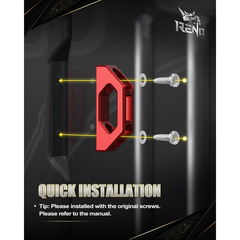 RENO Tie Down Hooks, Aluminium Bed Tie Down Anchors D