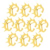 10pcs CalF weaning Nose Rings Plastic Weaning Spiked Ring Preventing