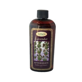 Herbaria Lavender Aftershave All-Natural with Essential Oils. 4 oz. Soothes & Protects. Enjoy Our Soaps and Other Skin-Friendly Products.