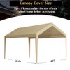 Carport Replacement Canopy, Replacement Top Cover for 10' x 20'