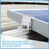 Zhengmy 10 Solar Panel End Clamp Mounting Z Bracket Mid