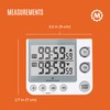 Marathon 100 Hour Dual Digital Timer, White - Large, Easy-to-Read