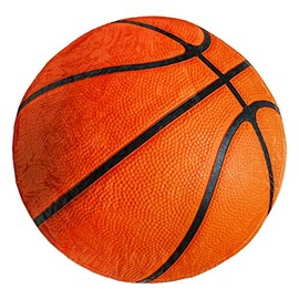 Basketball Blanket Soft Plush Round Throw Blanket for Bed,Couch or Travel Sports Ball Blanket for All Seasons