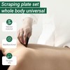 2 Stück Gua Sha Massage Werkzeug Set, Muskeltherapie-Massagestab, Gesicht Massagestein,
