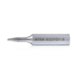 Ersa Ersadur 0832YD Long-Life Soldering Tip Straight Chisel-Shaped 1.6 mm Wide with Ersadur Coating