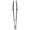 Cuisena Stainless Steel Tongs, Black and Silver 98662