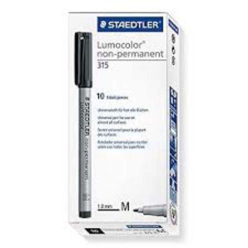 Staedtler Lumocolor® Non-Permanent Universal OHP Pen 315 1.0mm (Pack of
